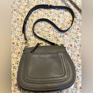 Marc Jacobs Gray Leather Crossbody Bag
